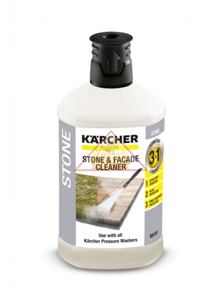 Средство для чистки камня 3 в 1, 1 л.Karcher.6.295-765.0