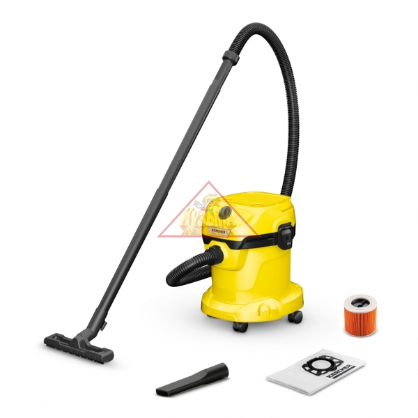 Хозяйственный пылесос Karcher WD 2 Plus V-15/4/18/C, арт. 1.628-011.0