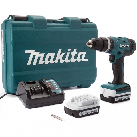 products/Аккумуляторная дрель-шуруповерт Makita HP347DWE