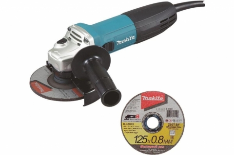 products/Угловая шлифмашина Makita GA5030RX8 125 мм, 720 Вт, 11000 об.\мин, плавный пуск, антирестарт, арт. 205609