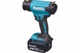 Аккумуляторный тепловой пистолет-фен Makita LXT 18В, 550 град, 2 скорости,6 режимов, кейс MakPac ,насадки 5.0Ач х1,з/у DHG181RT1J, арт. 204686