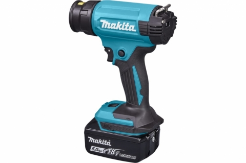 products/Аккумуляторный тепловой пистолет-фен Makita LXT 18В, 550 град, 2 скорости,6 режимов, насадки DHG181ZK, арт. 204687