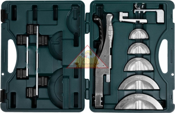 Рычажный трубогиб для высокоточной гибки труб из цветных металлов под углом до 90 град, в боксе, 3/8,1/2,5/8,3/4,7/8 Kraftool INDUSTRIE 23501-H6