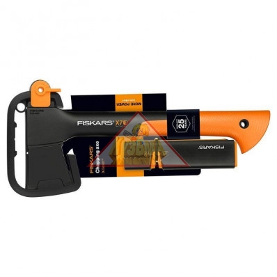 Набор Fiskars топор Х7 (1015618) + точило Fiskars Xsharp (1000601) 1020183