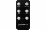 Тепловентилятор BRAYER 2200 Вт, LED-дисплей, пульт ДУ, таймер 12 ч, площадь 20 кв.м., электронное управление, арт. BR4806