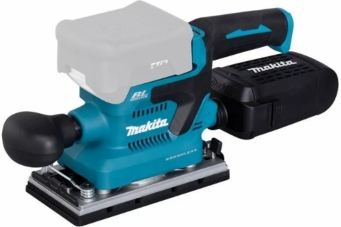 products/Аккумуляторная вибрационная шлифмашина Makita LXT, BL, 18В, XPT, AWS, 93x228 мм, 4000-12000 об\м, ампл-2.0 мм, 1.5кг, кор,п\сборник, зажим, WUT01, без аккум. и з/у DBO381ZU, арт. 204912