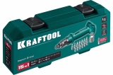 Отвертка KRAFTOOL ID-15 ударно-поворотная 15 предметов 25550-H10_z01