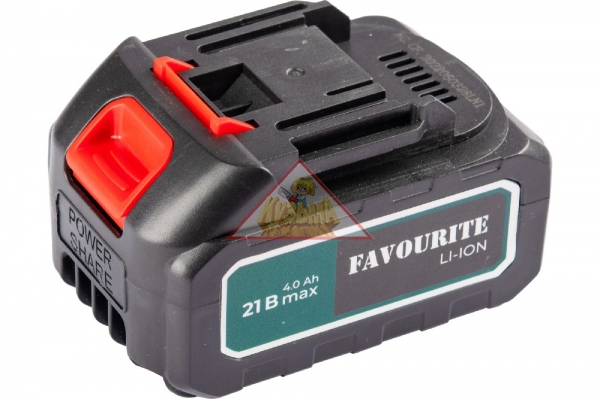 Батарея аккумуляторная Li-ion 21В, 4Ач, 1.1-1.3А One battery system FAVOURITE OBS 21/4