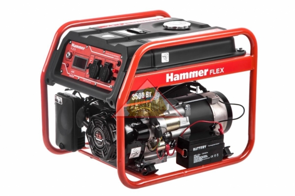 Бензиновый генератор HAMMER GN4000E (арт. 522789)