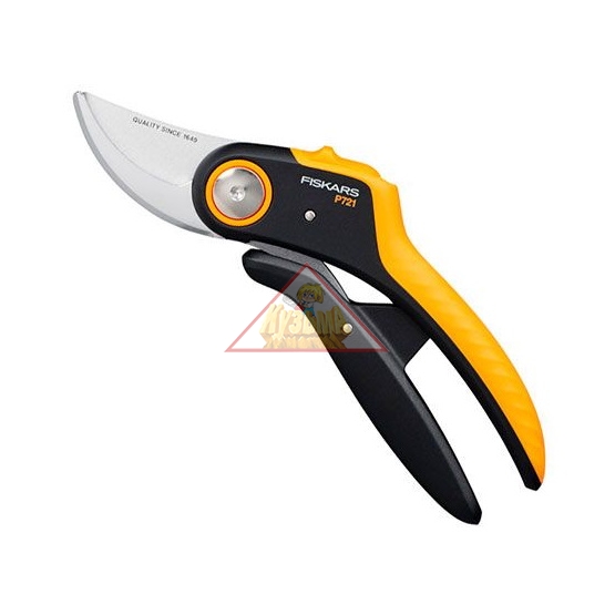 Секатор плоскостной с рычажным приводом Fiskars Plus PowerLever P721, арт. 1057170