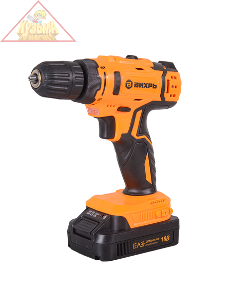 Аккумуляторная дрель-шуруповерт Вихрь ДА-18Л-2 (арт. 72/14/16)