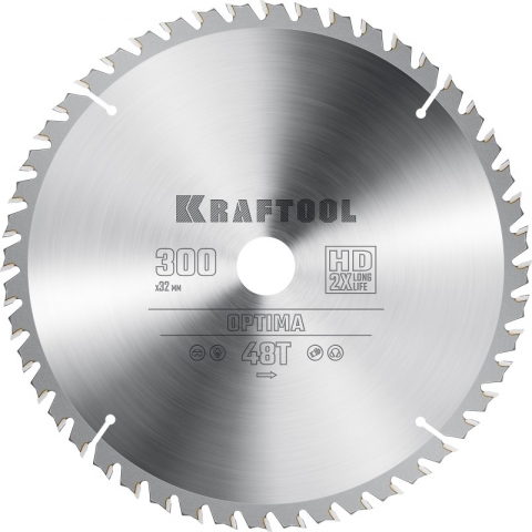 products/Диск пильный по дереву KRAFTOOL ″OPTIMA″ 300х32мм, 48Т, арт. 36951-300-32