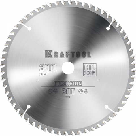 products/Диск пильный по дереву KRAFTOOL ″PRECISION″ 300х30 мм 60Т, арт. 36952-300-30