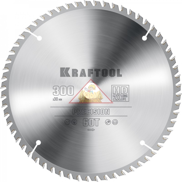 Диск пильный по дереву KRAFTOOL ″PRECISION″ 300х30 мм 60Т, арт. 36952-300-30