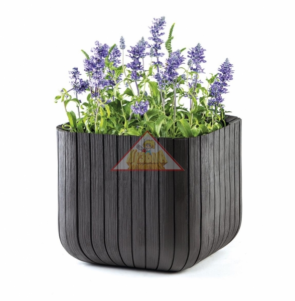 Кашпо Keter CUBE PLANTER L, 50,5л (17201220) 230225