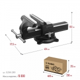 Слесарные тиски 200 мм ЗУБР 3258-200_z02