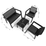 Комплект мебели KETER Emily Patio Set with cushions (17209816) 247063