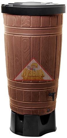 Комплект Водосборник Prosperplast Woodcan 265 л коричневый IDWO265-R222