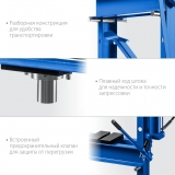 ЗУБР ПГН-12 12т пресс гидравлический с гидронасосом и манометром, Профессионал 43072-12