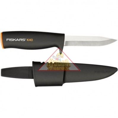 Нож общего назначения Fiskars с чехлом K40 125860 (1001622)