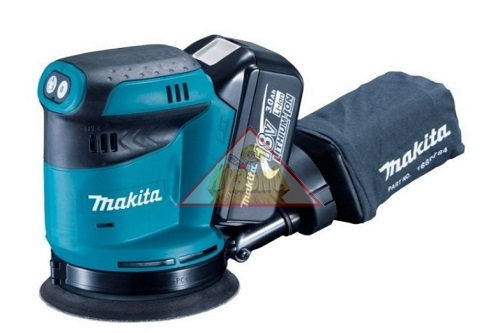 Аккумуляторная эксцентриковая шлифмашина Makita DBO180RFE арт. 183060