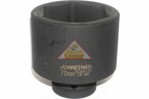 S03A8170 Головка торцевая ударная 1"DR, 70 мм.Jonnesway