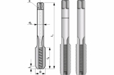 Метчик, трубная резьба HSS, G1/2 дюйма комплект из 2-х шт Bucovice Tools 142120