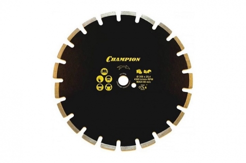 products/Диск алмазный по бетону 400х25,4х10 мм CHAMPION Гранит PRO Laser Granite C1607