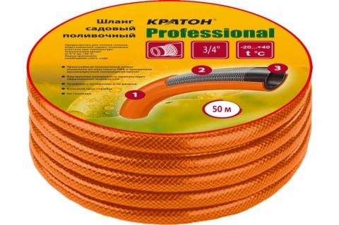 products/Шланг поливочный Кратон Professional 3/4", 50 м арт. 5 01 06 028