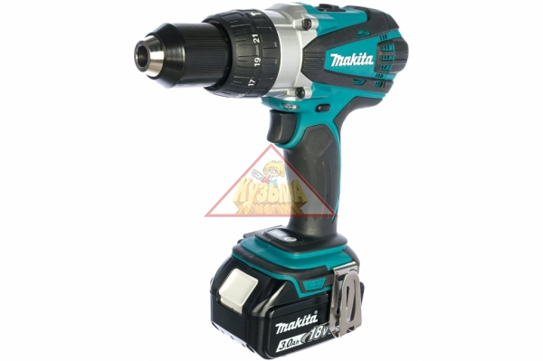 Аккумуляторная дрель-шуруповерт Makita DHP458RFE (арт. 179152)