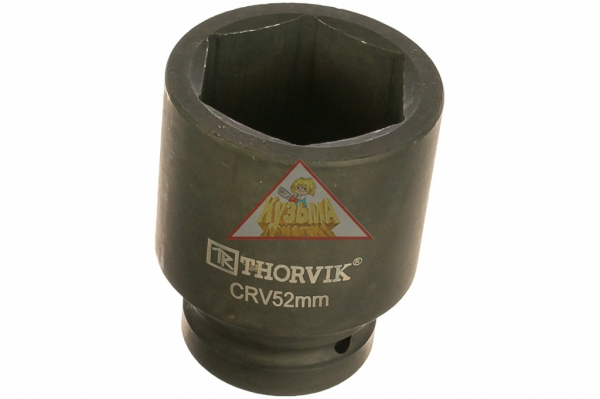 LSWS00152 Головка торцевая для ручного гайковерта 1"DR, 52 мм.Thorvik