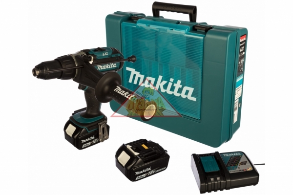 Аккумуляторная дрель-шуруповерт Makita DHP451RFE,186427