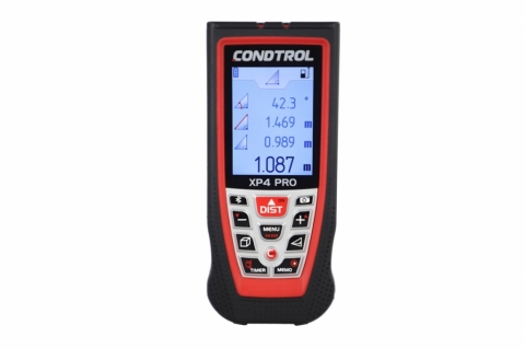 products/Лазерный дальномер CONDTROL XP4 Pro BLUETOOTH, 1-4-086 (уровень защиты IP54, работает от 3-х NiMH АКБ + кабель MicroUSB)