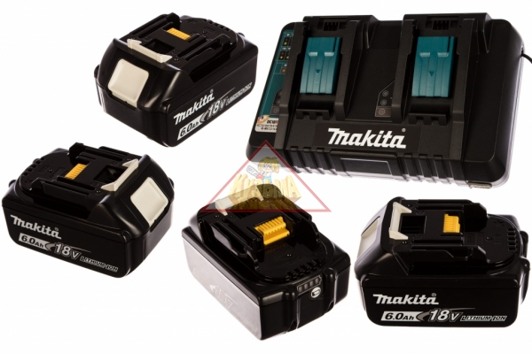 Набор PSK MKP3PG184 (BL1860Bx4 шт., DC18RD, кейс MAKPAC III) Makita 198094-8, арт. 185938м 