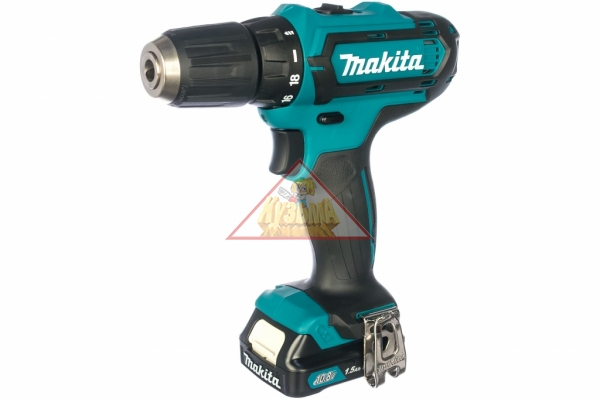 Аккумуляторная дрель-шуруповерт Makita DF331DWYE4 (арт. 187831)