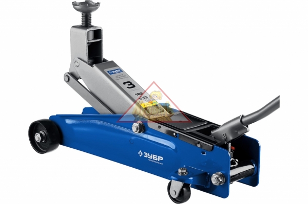 Гидравлический подкатной домкрат 3т, 192-533мм, ЗУБР Профессионал T77 43055-3
