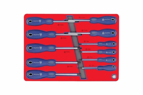 products/Набор отвёрток TORX, ложемент, 11шт МАСТАК 5-4411