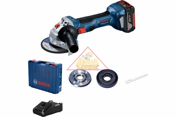 Аккумуляторная угловая шлифмашина Bosch GWS 180-LI + батарея + ЗУ 06019H90R1