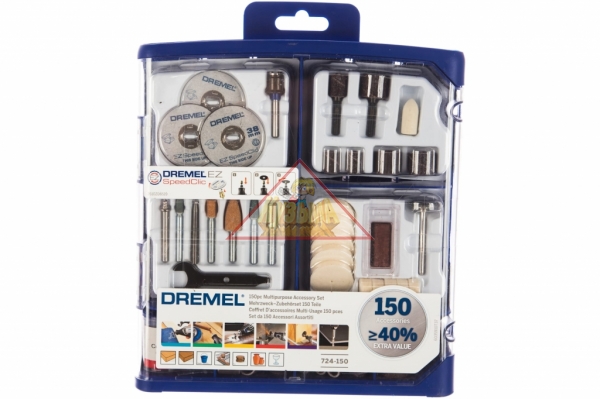 Набор оснастки (150 аксессуаров) Dremel 2615S724JA