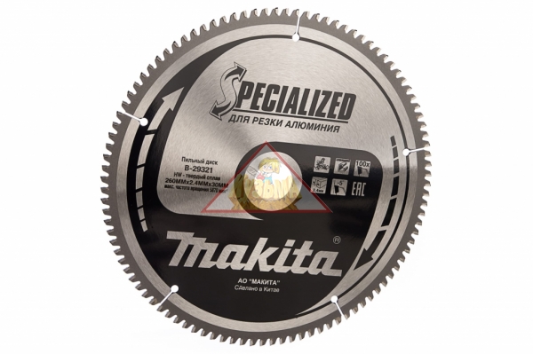 Пильный диск 260x30 Al Makita B-29321, арт. 175154