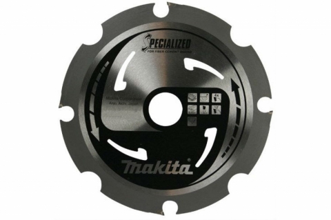 products/Диск для Цементно-волокнистых плит Makita 165мм*20мм 4 зуб B-31538