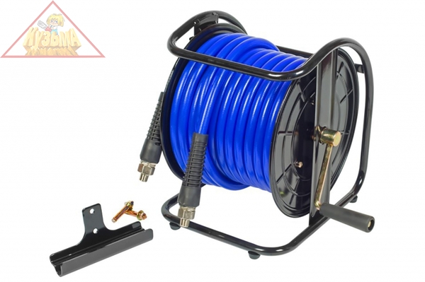 Шланг на открытой катушке, полиуретановый (8х12 мм; 20 м; резьба 1/4") МАСТАК 681-08020HR