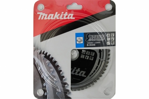 products/Диск по алюминию пильный Makita 160мм*20мм 60 зуб B-35346, 175856