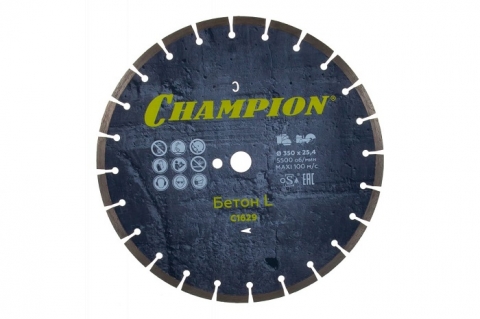 products/Диск алмазный 350х25,4х10 мм CHAMPION Бетон L Concremax C1629