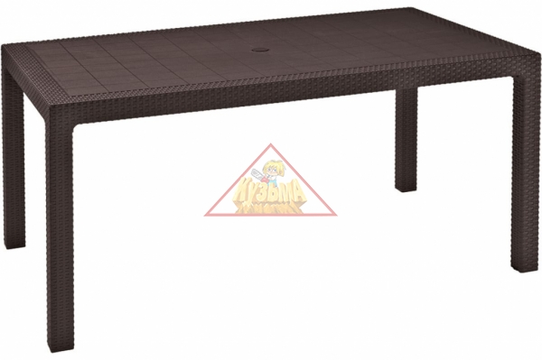 Стол для сада пластиковый Keter Melody Table коричневый (17190205), 255812