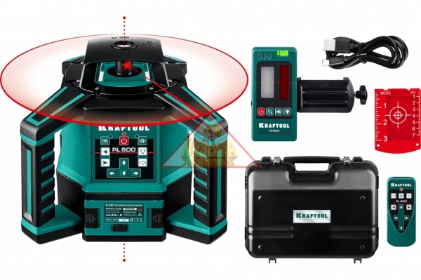 Ротационный лазерный нивелир KRAFTOOL RL600 34600_z01