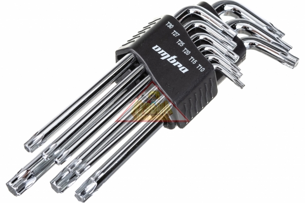 Набор торцевых ключей TORX® Т10-Т50 9 шт Ombra 953009