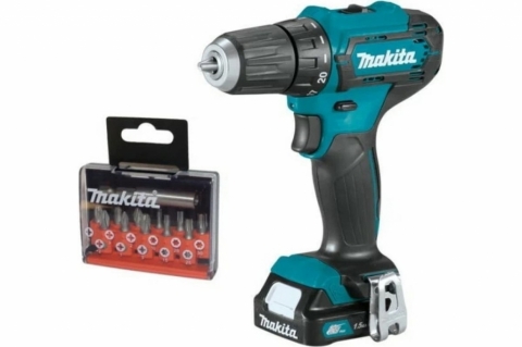 products/Аккумуляторная дрель-шуруповерт Makita CXT + набор бит D-31083 DF333DYX14, арт. 200624