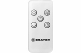 Колонный вентилятор BRAYER BR4957, эл..упр.,пульт ДУ,вращение,мощ-ть60Вт, LED дисплей, 3 скор.Тайм