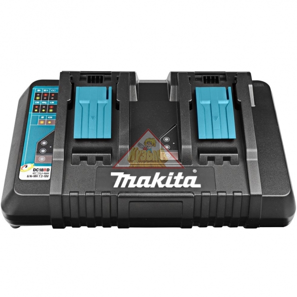 Зарядное устройство Makita DC18RD быстрое двухпортовое (LXT 18В), 630876-7